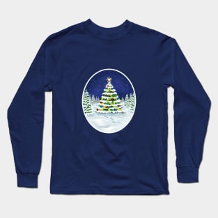 Peace on Earth Tree Long Sleeve T-Shirt